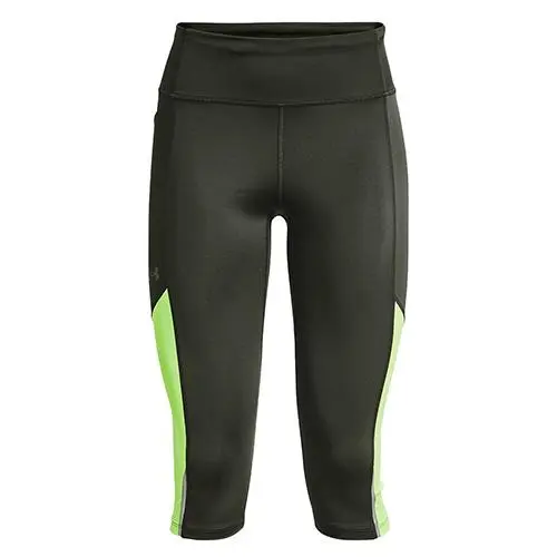 Under Armour UA Fly Fast 3.0 Speed Capri dámské zelené