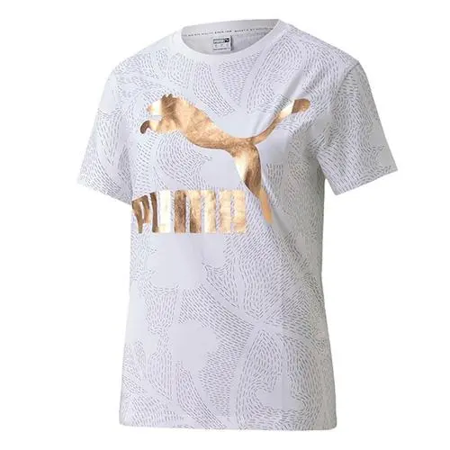 Puma Classics AOP Logo bílá
