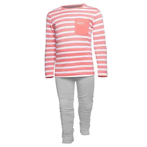 Tufte Sugar Coral Stripes růžová šedá