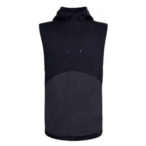 Under Armour Double Knit SL Hoodie mikina bez rukávů Double Knit s kapucí