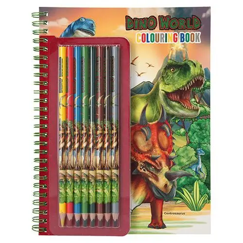 Depesche Dino World Omalovánky se samolepkami
