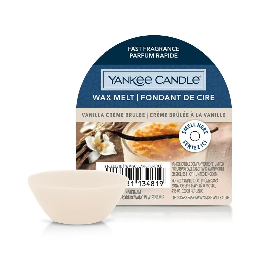 YANKEE CANDLE VANILLA CREME BRULEE VONNÝ VOSK DO AROMALAMPY NOVÝ