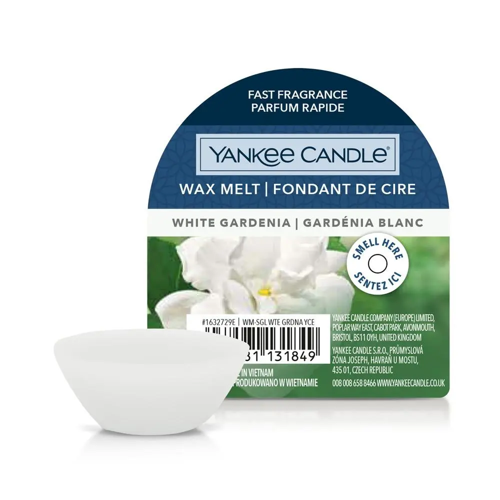 Yankee Candle White Gardenia vonný vosk do aromalampy 22 g