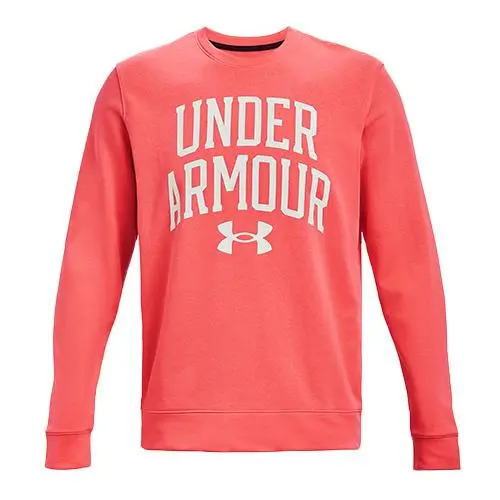 Under Armour RIVAL TERRY CREW červená
