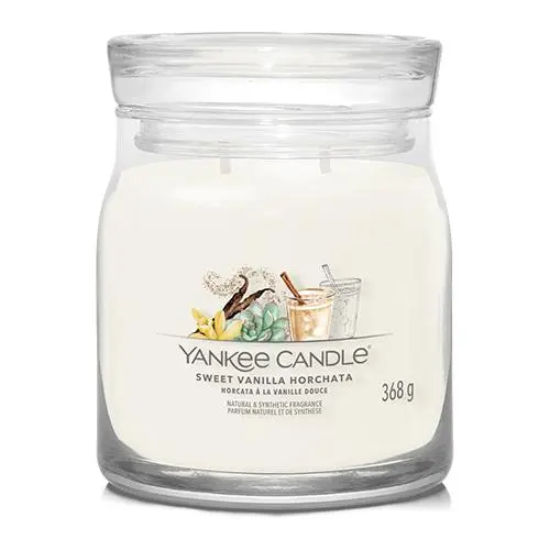 YANKEE CANDLE SWEET VANILLA HORCHATA SIGNATURE STŘEDNÍ
