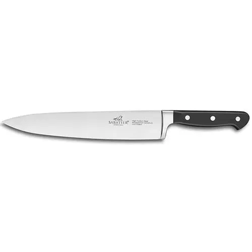 Lion Sabatier Kuchařský nůž PLUTON 25 cm, nerezové nýty, černá