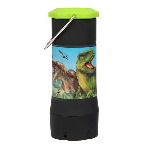 Příruční LED svítilna Dino World zelený T-Rex