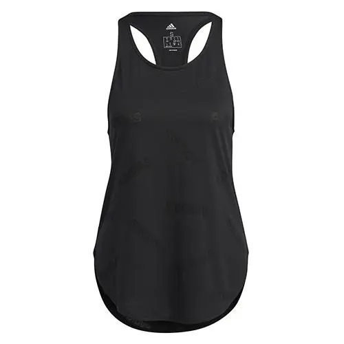 Dámské tílko Adidas Adi Jaqrd Tank - Dámské sportovní tílko Adi Jaquard Tank s technologií Aeroready od značky Adidas Adidas, černé provedení. - 3420368