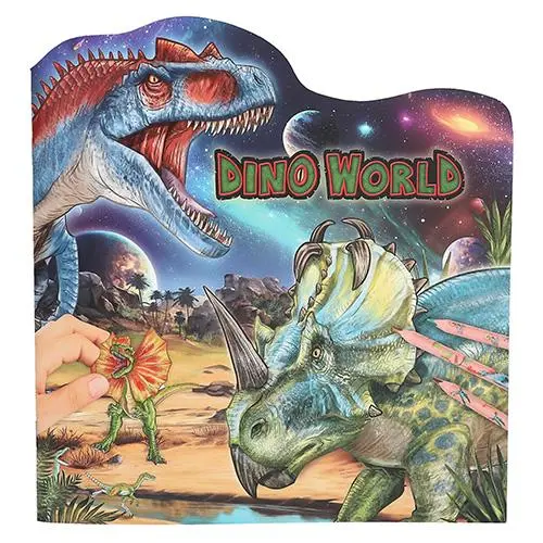 Depesche Germany Dino World Omalovánka se samolepkami 3503683