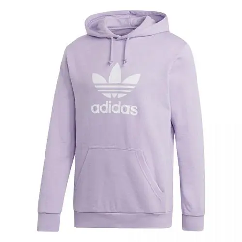 adidas Trefoil mikina fialová