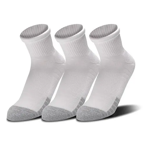 Under Armour ponožky UA Heatgear Quarter 3pk bílá