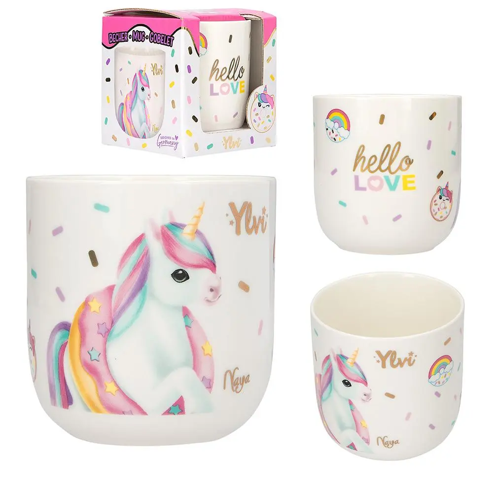 Porcelánový hrneček Ylvi Hello Love