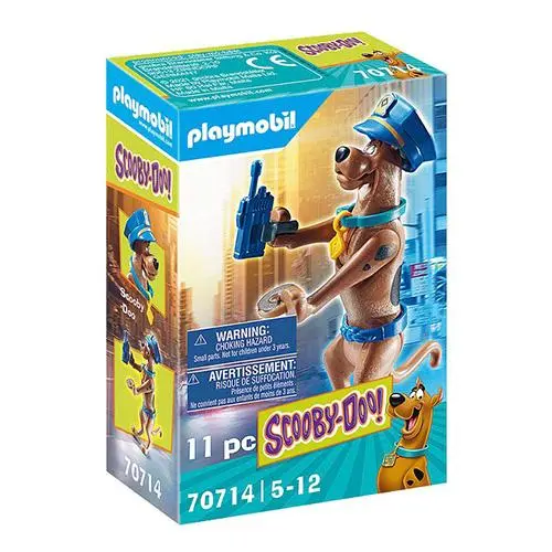 Playmobil 70714 scooby-doo! sběratelská figurka policista