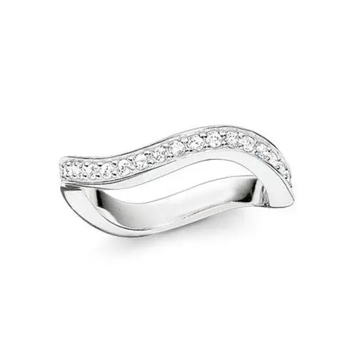 Thomas Sabo Prsten Vlnitý TR2010 051 14 58 Sterling silver