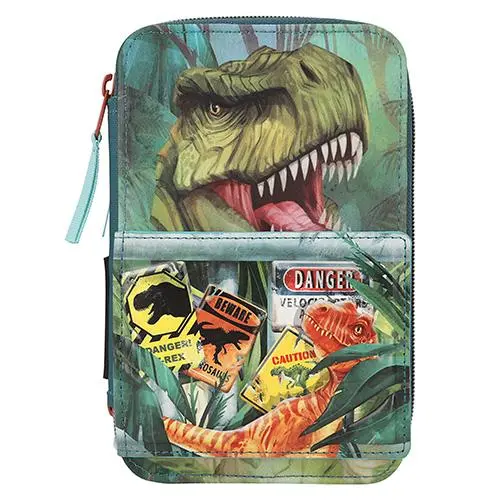 Dino World trojposchodový s výbavou T-Rex zelený