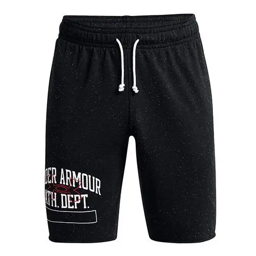 Under Armour kraťasy Rival Terry Athletic Departament 001/Black/Red