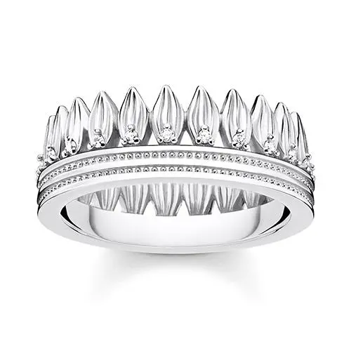Thomas Sabo Prsten Listy koruna TR2282 051 14 54 Sterling silver
