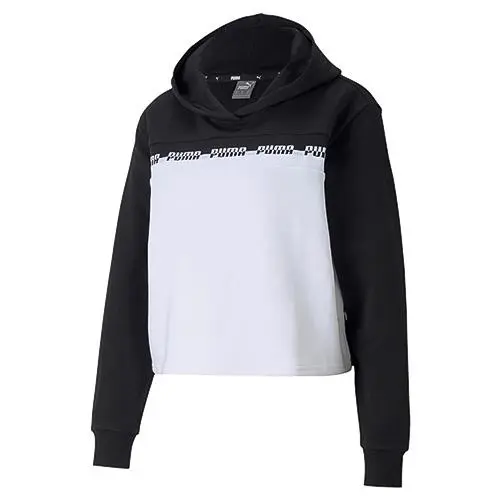 Puma AMPLIFIED CROPPED HOODIE dámská sportovní mikina černá