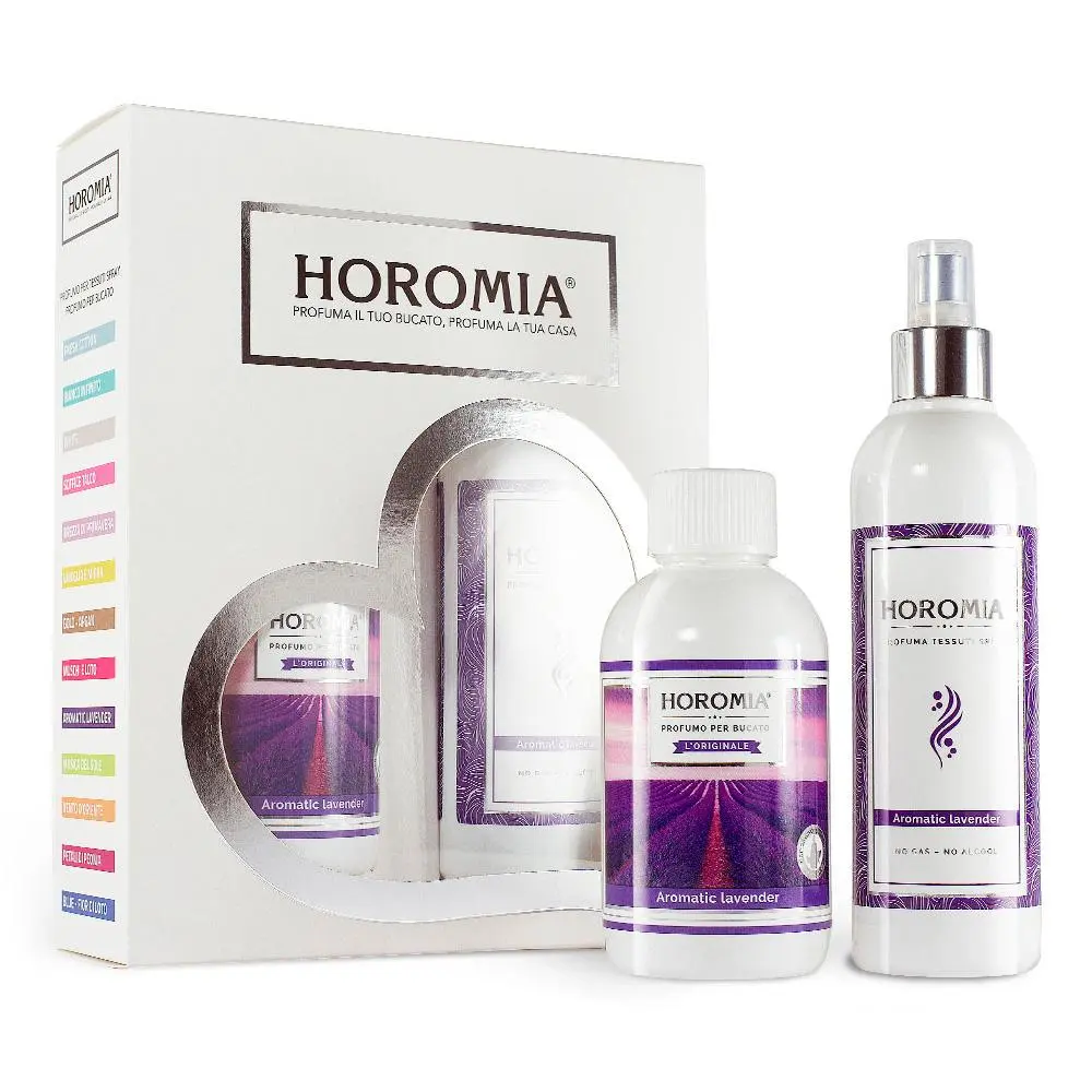 Horomia Kazeta Horotwins Aromatic Lavender parfém na prádlo 250 ml + parfémový sprej na textil 250 ml
