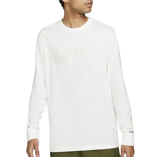 Nike Sportswear pánské bavlněné triko Sportswear s dlouhým rukávem s kulatým výstřihem