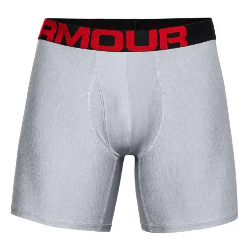 Under Armour Tech 6in 2 Pack Mod Gray Light Heather