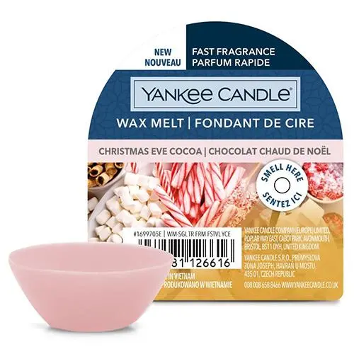 Yankee Candle vonný vosk Christmas Eve Cocoa 22 g