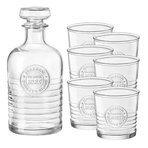 Bormioli Rocco na whisky OFFICINA 1825 6 x 30 cl 1 x 100 cl