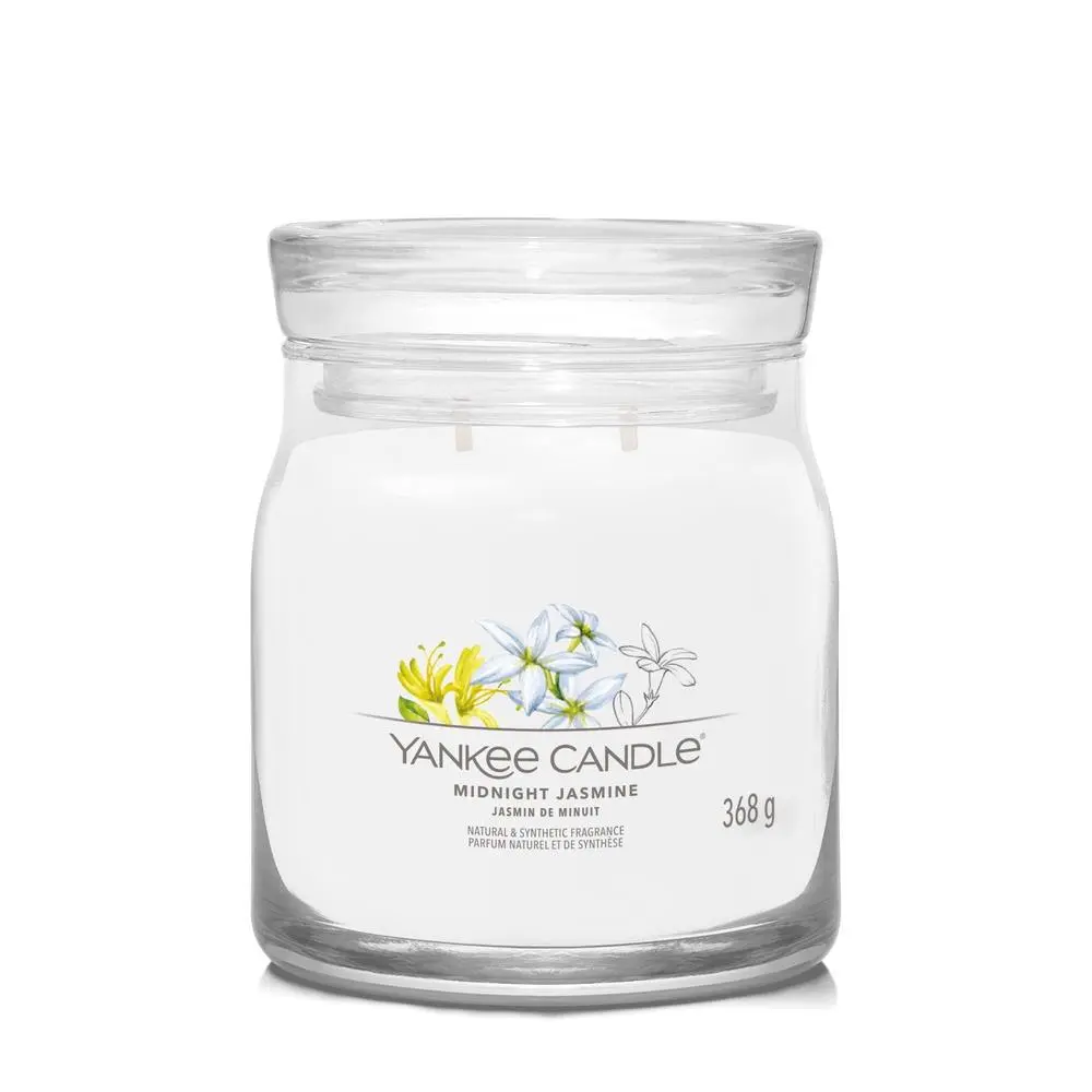 YANKEE CANDLE MIDNIGHT JASMINE SIGNATURE STŘEDNÍ