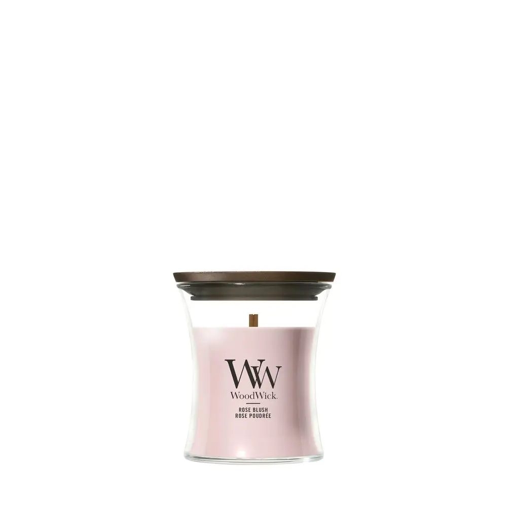 WoodWick Vonná svíčka váza malá Rose Blush 85 g