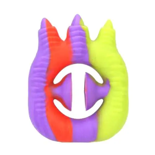 Dino World Fidget tlapa Zelená, žlutá, červená