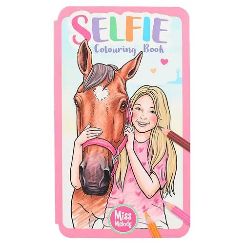 Omalovánka Miss Melody Selfie Colouring Book Vzhled telefonu