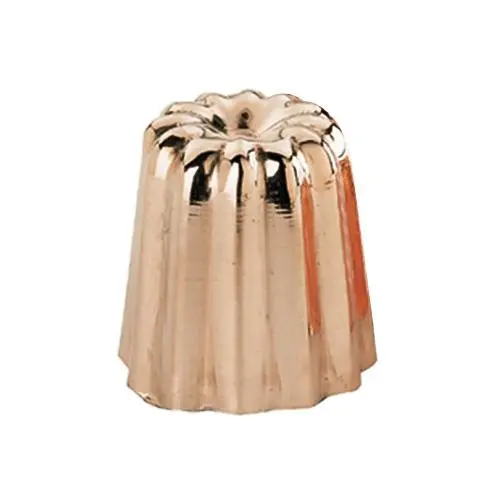de Buyer 6820.45N Forma na Canelés vroubkovaná měď průměr 4,5 cm
