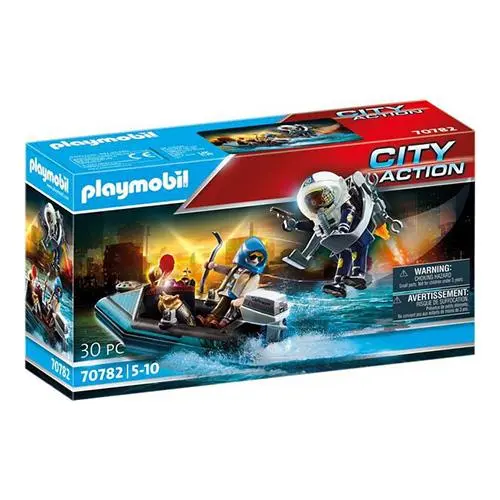 Playmobil 70782 Policejní Jetpack Zatčení zloděje umění