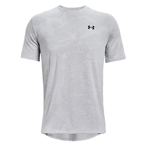 Under Armour pánské funkční tričko Training Vent Camo SS-GRY šedé