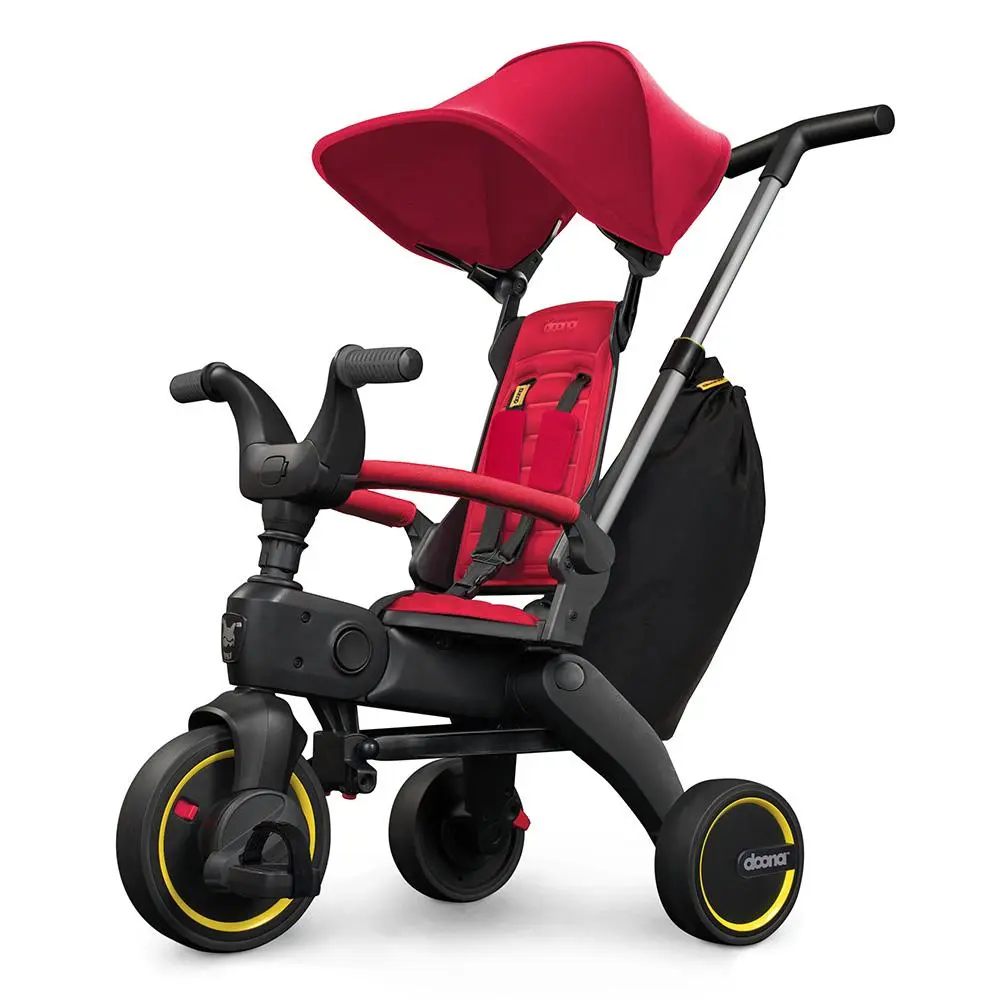 Liki Trike Skládací S3 Doona Ohnivě červená