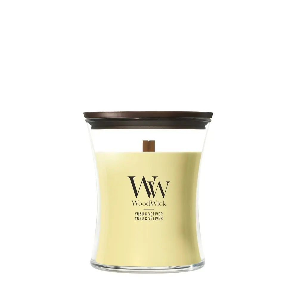 WoodWick Vonná svíčka váza střední Yuzu & Vetiver 275 g