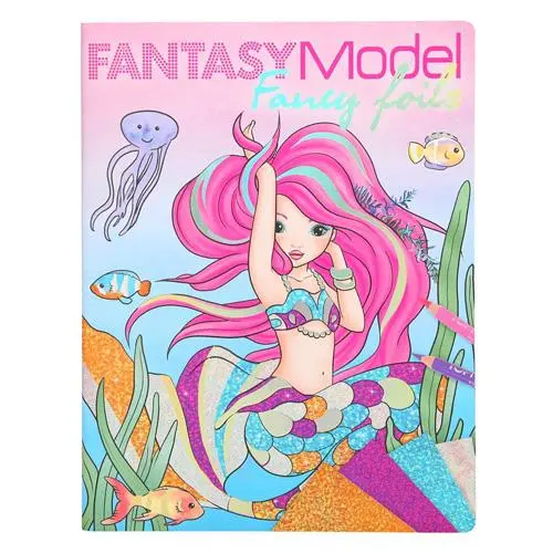 Omalovánky kreativní sada Fantasy Model Mořská panna třpytivé fólie