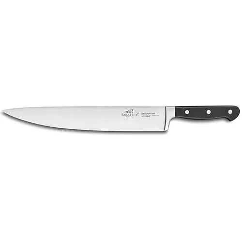 Lion Sabatier Kuchařský nůž PLUTON 30 cm, nerezové nýty, černá