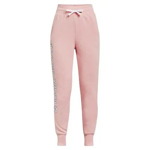Under Armour Rival Fleece Joggers Dívčí tepláky Růžová