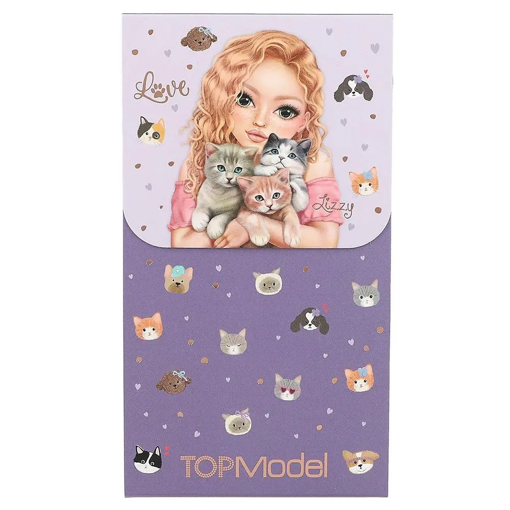 Poznámkový blok s magnetickým zavíráním Top Model, Lizzy