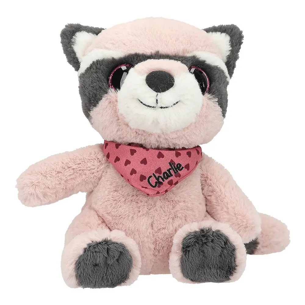 medvídek mýval Snukis Charlie – růžovo-hnědý, 18 cm
