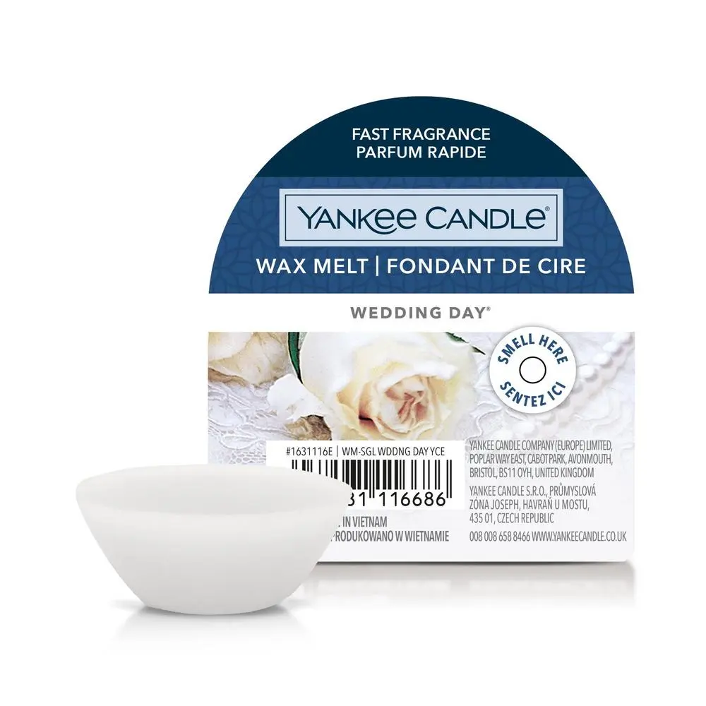Yankee Candle vonný vosk do aromalamp Svatební den 22 g