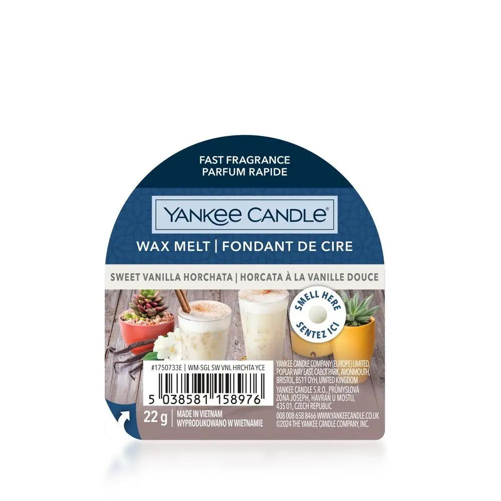 YANKEE CANDLE Sweet Vanilla Horchata / vonný vosk 22g