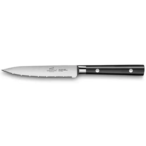 Lion Sabatier Univerzální nůž LEONYS 12 cm, nerezové nýty, černá