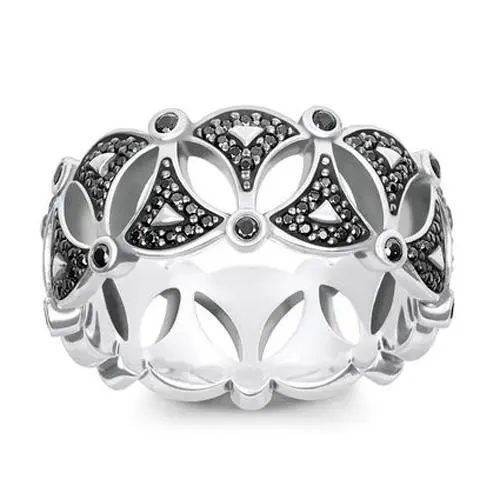 Thomas Sabo Prsten Asijské ornamenty TR2176 643 11 52 Sterling silver blac
