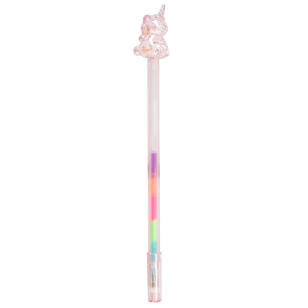Gelové pero s vícebarevnou náplní Ylvi Icy Unicorn, pink