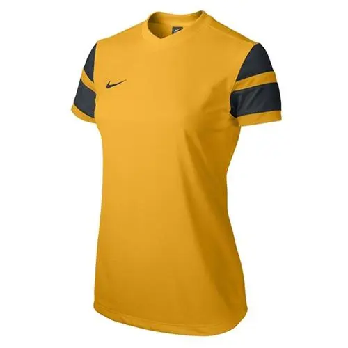 Nike SS W'S TROPHY II Jersey 10 FOOTBALL/SOCCER Womens SHORT SLEEVE Top UNIVERSITY GOLD/BLACK/BLACK