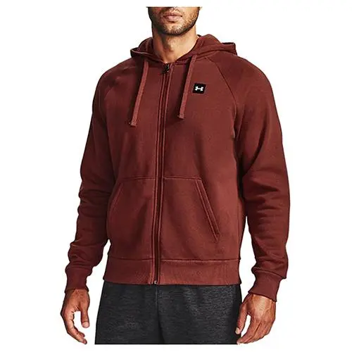 Under Armour Rival Fleece FZ Hoodie celozipová mikina Rival Fleece s kapucí a předními kapsami