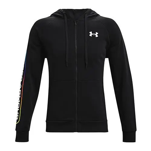 Under Armour mikina Rival FLC LOCKERTAG FZ HD-BLK
