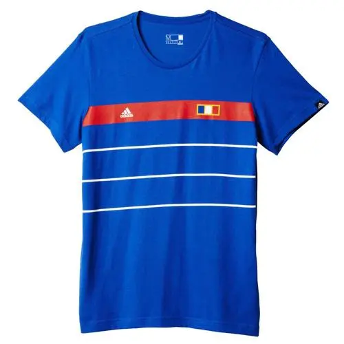 adidas pánské tričko France History Pánské volnočasové triko France History s krátkým rukávem